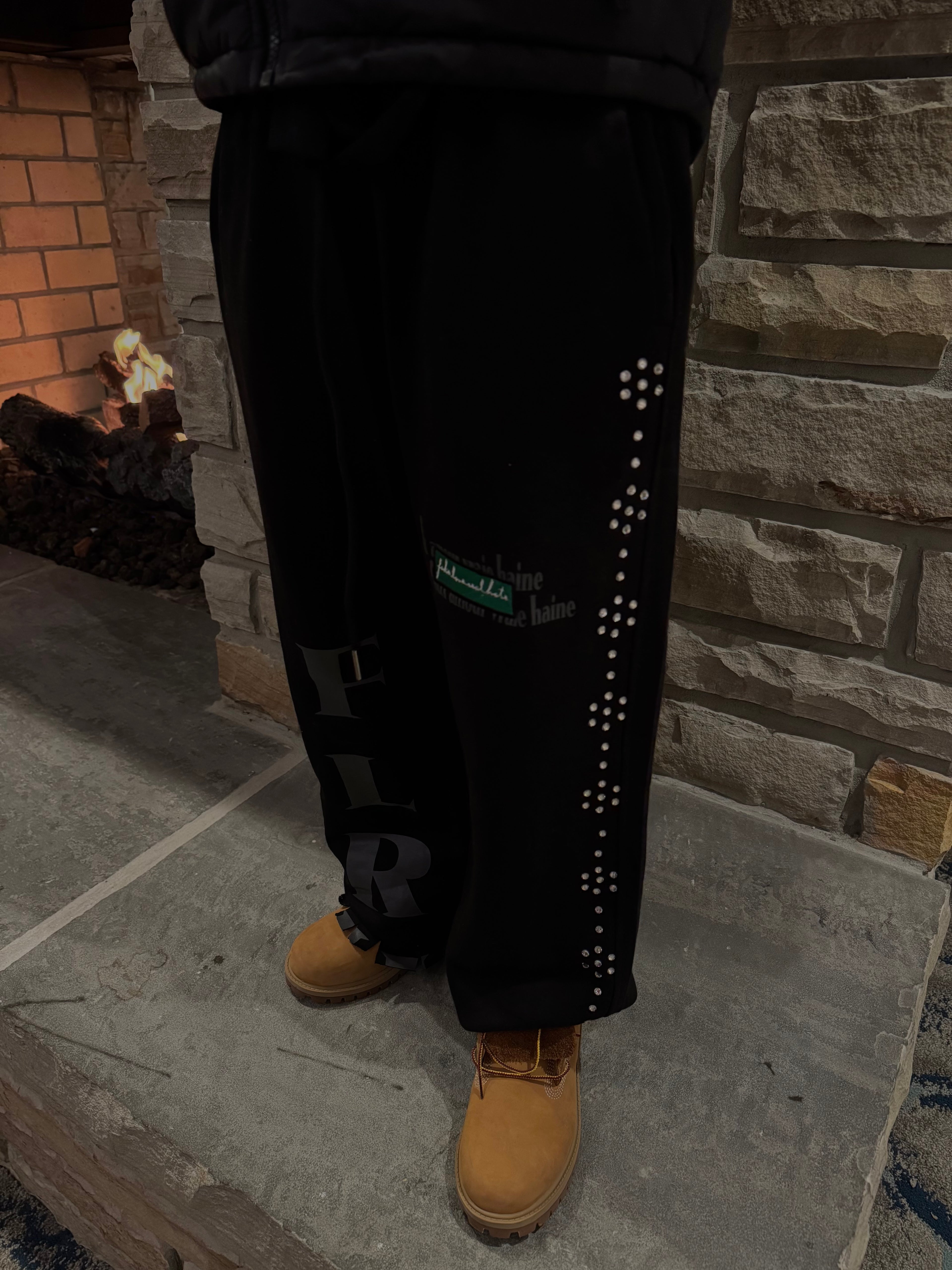 Amour Rhinestone Sweats